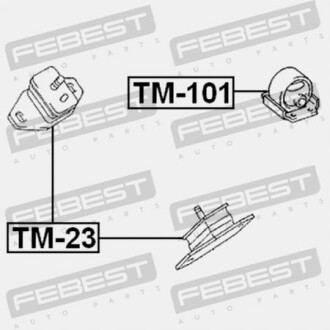 Фото 2 - Подушка двигателя FEBEST TM23