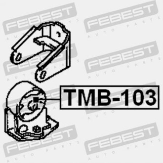 Фото 2 - Подушка двигуна FEBEST TMB-103 (TMB103)