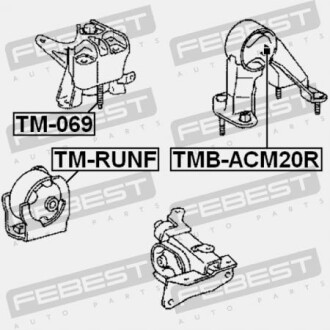 Фото 2 - Подушка двигателя FEBEST TMBACM20R