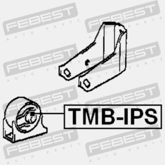 Фото 2 - Подушка двигателя FEBEST TMB-IPS