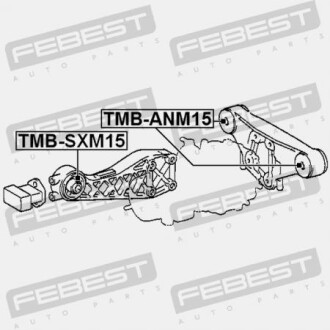 Фото 2 - Сайлентблок FEBEST TMB-SXM15