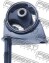 Подушка двигателя левая - ((1237121041)) FEBEST TMNCP15LH (фото 1)