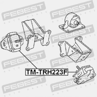 Фото 2 - Подушка двигателя FEBEST TMTRH223F