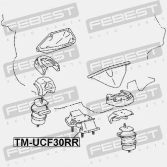 Фото 2 - Подушка двигуна FEBEST TMUCF30RR