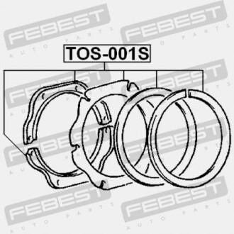 Фото 2 - Рычаг FEBEST TOS-001S