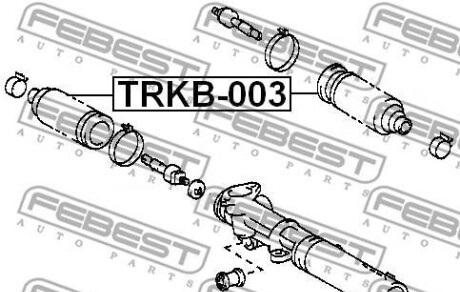 Фото 2 - Рулевая рейка и крепление FEBEST TRKB-003 (TRKB003)