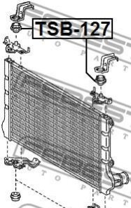 Фото 2 - Інший елемент системи охолодження FEBEST TSB127