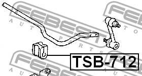 Фото 2 - Втулка стабілізатора FEBEST TSB7-12