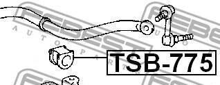 Фото 2 - Втулка стабілізатора FEBEST TSB775
