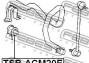 ВТУЛКА ПЕРЕДНЕГО СТАБИЛИЗАТОРА D25 (TOYOTA PICNIC/AVENSIS VERSO ACM20 2001-2005) - (4881544030) FEBEST TSB-ACM20F (фото 2)