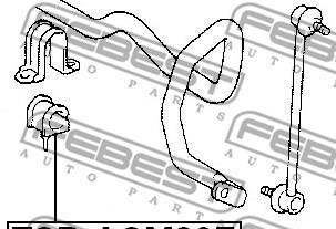 Фото 2 - Втулка стабілізатора FEBEST TSB-ACM20F (TSBACM20F)