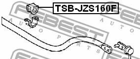 Фото 2 - Втулка стабілізатора FEBEST TSBJZS160F