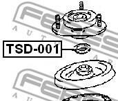 Фото 2 - Опора стійки амортизатора FEBEST TSD-001 (TSD001)