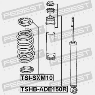 Фото 2 - Пильник/відбійник FEBEST TSHBADE150R
