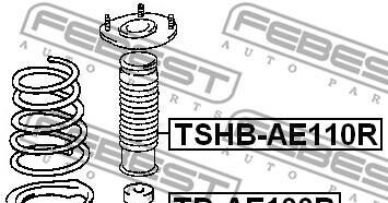 Фото 2 - Пильник/відбійник FEBEST TSHB-AE110R
