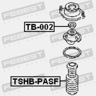 Фото 2 - Пыльник/отбойник FEBEST TSHBPASF