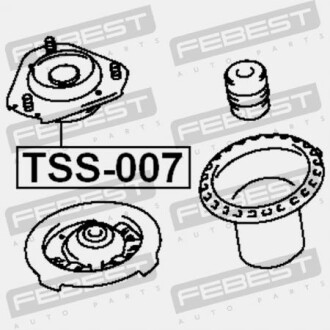 Фото 2 - Опора стійки амортизатора FEBEST TSS007