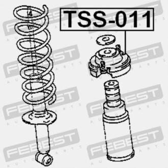 Фото 2 - Опора стійки амортизатора FEBEST TSS-011 (TSS011)