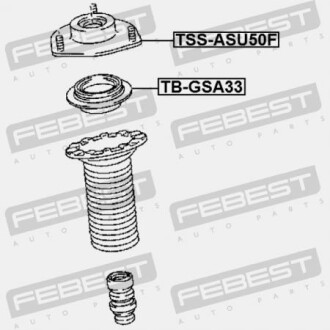 Фото 2 - Опора стійки амортизатора FEBEST TSSASU50F