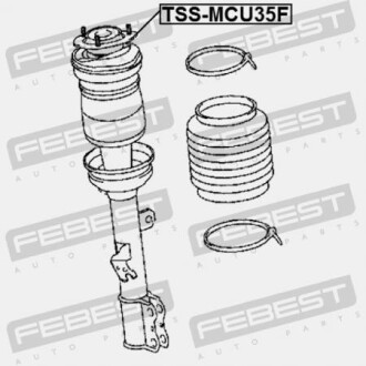 Фото 2 - Опора стойки амортизатора FEBEST TSS-MCU35F (TSSMCU35F)