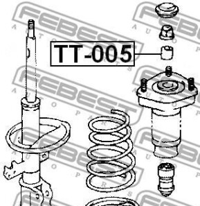 Фото 2 - Пильник/відбійник FEBEST TT-005 (TT005)
