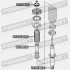 Сайлентблок заднього амортизатора - (7L6513029P, 7L6513029N, 7L6513029E) FEBEST VWAB032 (фото 2)