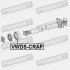 Автозапчастина FEBEST VWDS-CRAF (VWDSCRAF) - зображення 2