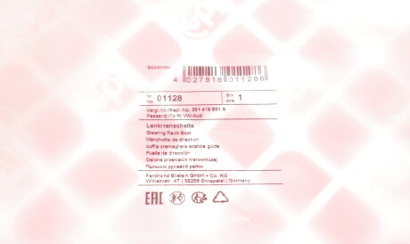 Фото 2 - Рулевая рейка и крепление FEBI BILSTEIN 01128