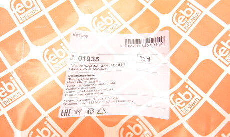 Фото 2 - Рулевая рейка и крепление FEBI BILSTEIN 01935