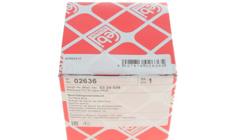 Фото 4 - Рульовий наконечник FEBI BILSTEIN 02636