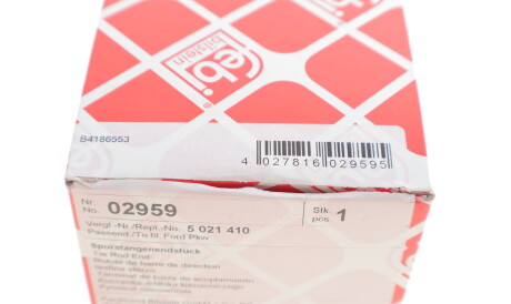 Фото 3 - Рулевой наконечник FEBI BILSTEIN 02959