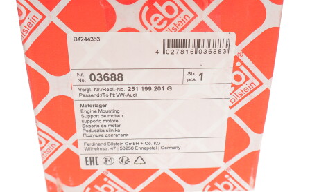Фото 4 - Подушка двигателя FEBI BILSTEIN 03688
