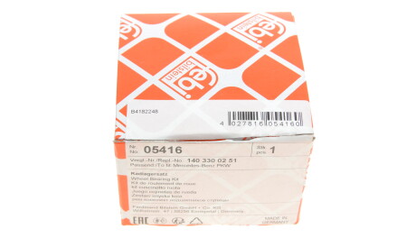 Фото 3 - Подшипник ступицы FEBI BILSTEIN 05416