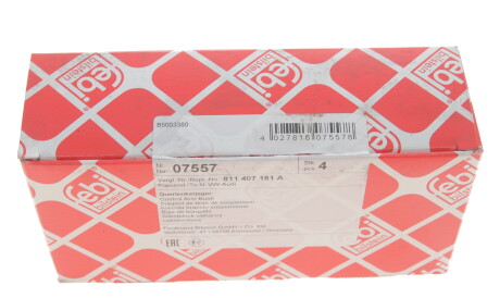 Фото 3 - Сайлентблок важеля FEBI BILSTEIN 07557