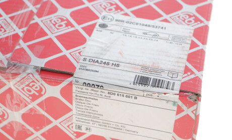 Фото 4 - Тормозной диск FEBI BILSTEIN 09079