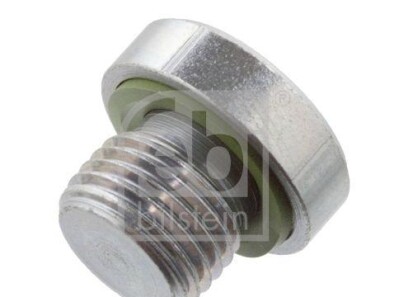 Гвинт зливного масляного піддону M10x1 AUDI A4 B5, A4 B6, A4 B7, A4 B8, A5, A6 ALLROAD C6, A6 C5, A6 C6, A8 D2, A8 D3, ALLROAD C5, Q5, Q7, V8 BMW 1 (E81), 1 (E82), 1 (E87) 1.6-6.75 10.88- - ((018321377B, 18321377B, 24100403388, 24110410433, 24117552351)) FEBI BILSTEIN 100546