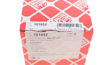 Фото 3 - Топливный фильтр FEBI BILSTEIN 101652