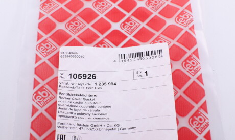 Фото 3 - Прокладка клапанної кришки FEBI BILSTEIN 105926