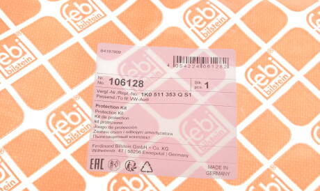 Фото 3 - Пильник/відбійник FEBI BILSTEIN 106128