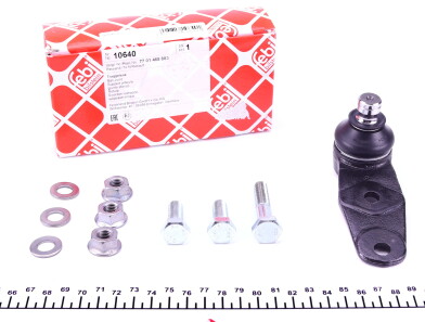 Опора кульова передня нижня Renault Kangoo 97- (Febi) - (5450000QAH, 5450100QAH, ELEMENTSOF) FEBI BILSTEIN 10640