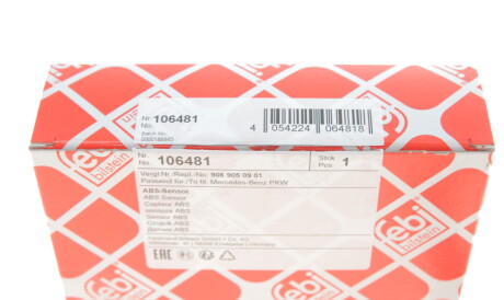 Фото 3 - Датчик АБС FEBI BILSTEIN 106481