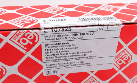 Фото 6 - Масляный фильтр АКПП FEBI BILSTEIN 107825