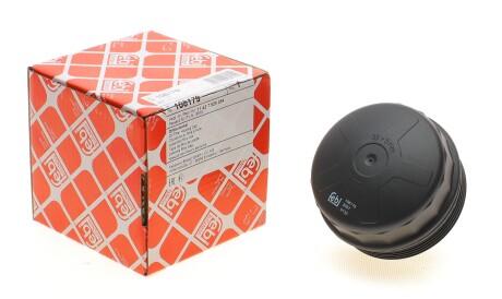 Корпус масляного фільтра BMW 1 (E81), 1 (E82), 1 (E87), 1 (E88), 1 (F20), 1 (F21), 2 (F22, F87), 2 (F23), 3 (E90), 3 (E91), 3 (E92), 3 (E93), 3 (F30, F80), 3 (F31) 1.6-3.0H 09.04-06.21 - ((11427525334)) FEBI BILSTEIN 108179