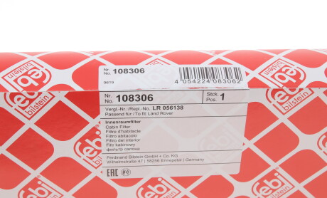 Фото 5 - Фільтр салону FEBI BILSTEIN 108306