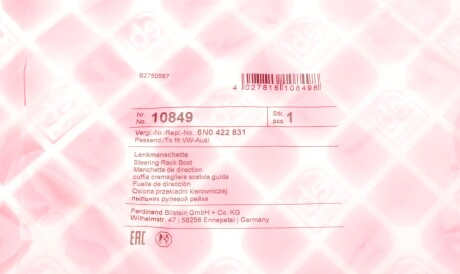 Фото 2 - Рульова рейка та кріплення FEBI BILSTEIN 10849