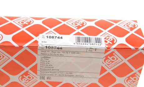 Фото 4 - Повітряний фільтр FEBI BILSTEIN 108744