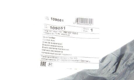 Фото 2 - Рычаг FEBI BILSTEIN 109051