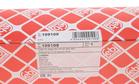 Фото 6 - Повітряний фільтр FEBI BILSTEIN 109109