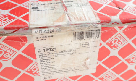 Фото 2 - Гальмівний диск FEBI BILSTEIN 10921