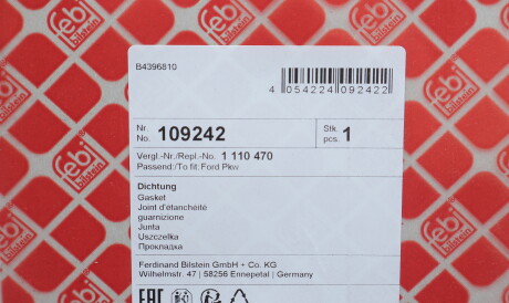 Фото 2 - Прокладки FEBI BILSTEIN 109242